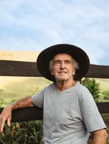 Man in farm area