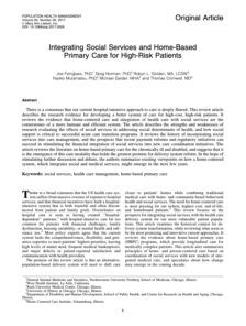 IntegratingSocialServicesandHomeBasedPrimaryCareforHighRiskPatients thumbnail