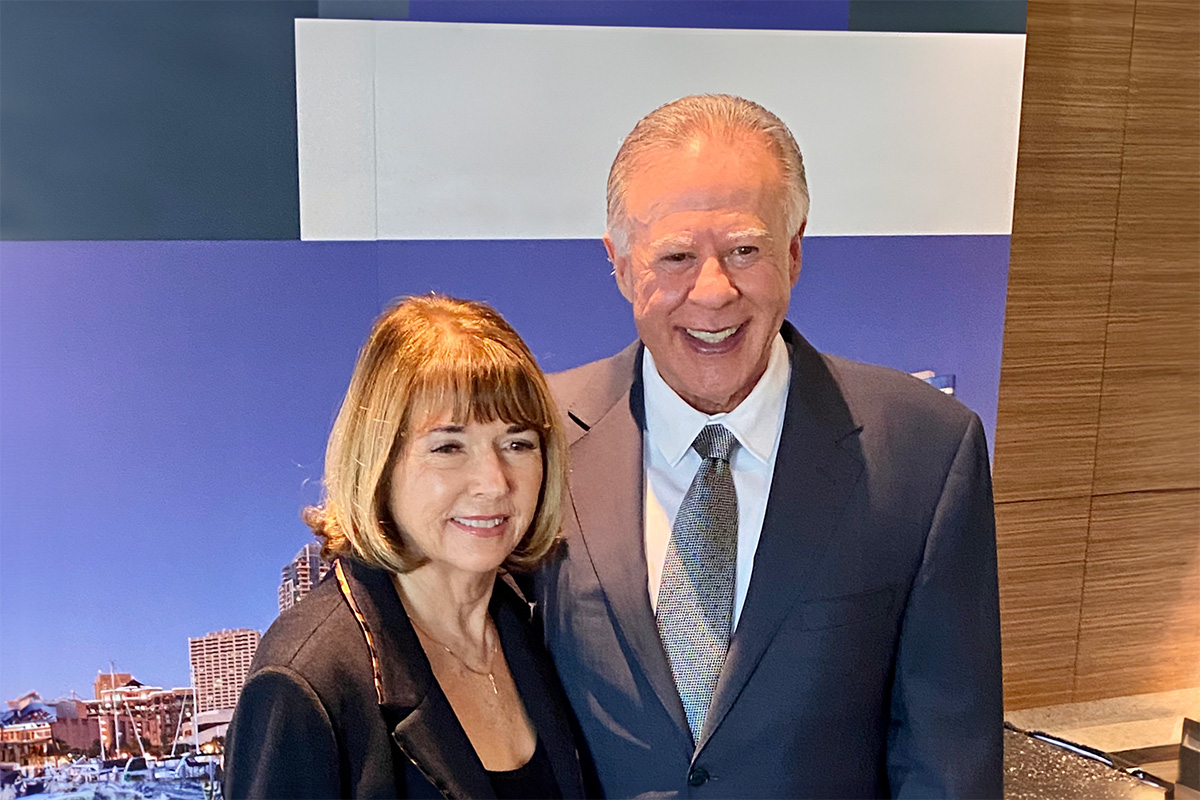 Gary and Mary West at an event