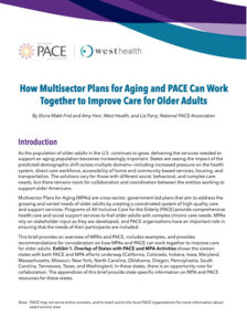 MPA PACE Brief: How Multisector Plans for Aging and PACE Can Work Together to Improve Care for Older Adults